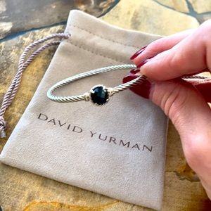 David Yurman Black Onyx Chatelaine Bracelet